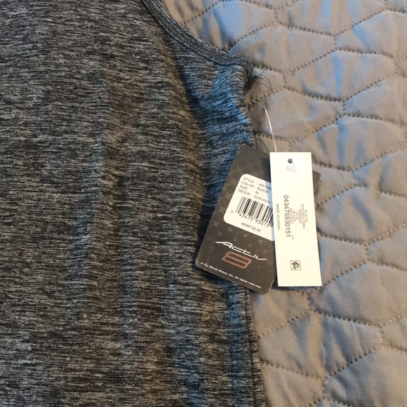 Activ8 Performance Women’s Sleeveless Wicking Scrunch Tank Size M (8-10) Black - Picture 9 of 11